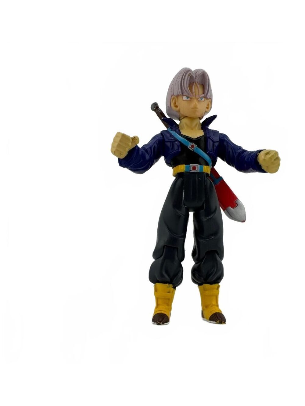 Vintage 2000 Irwin Dragon Ball Z Future Trunks 4.5" Figure w/ Sword DBZ